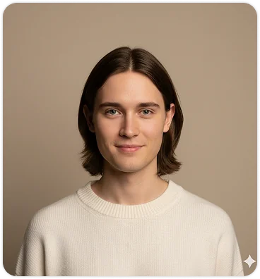 Step 1: Upload a clear front-facing photo for face-shape analysis