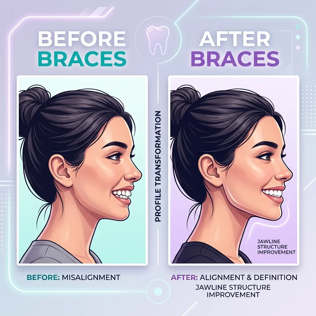 The Ultimate Guide: Jawline Before and After Braces Face Shape