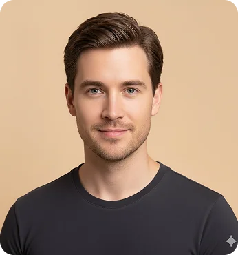 Oval face shape structure and proportions